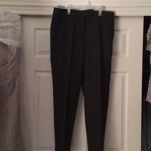 Charcoal gray dress slacks